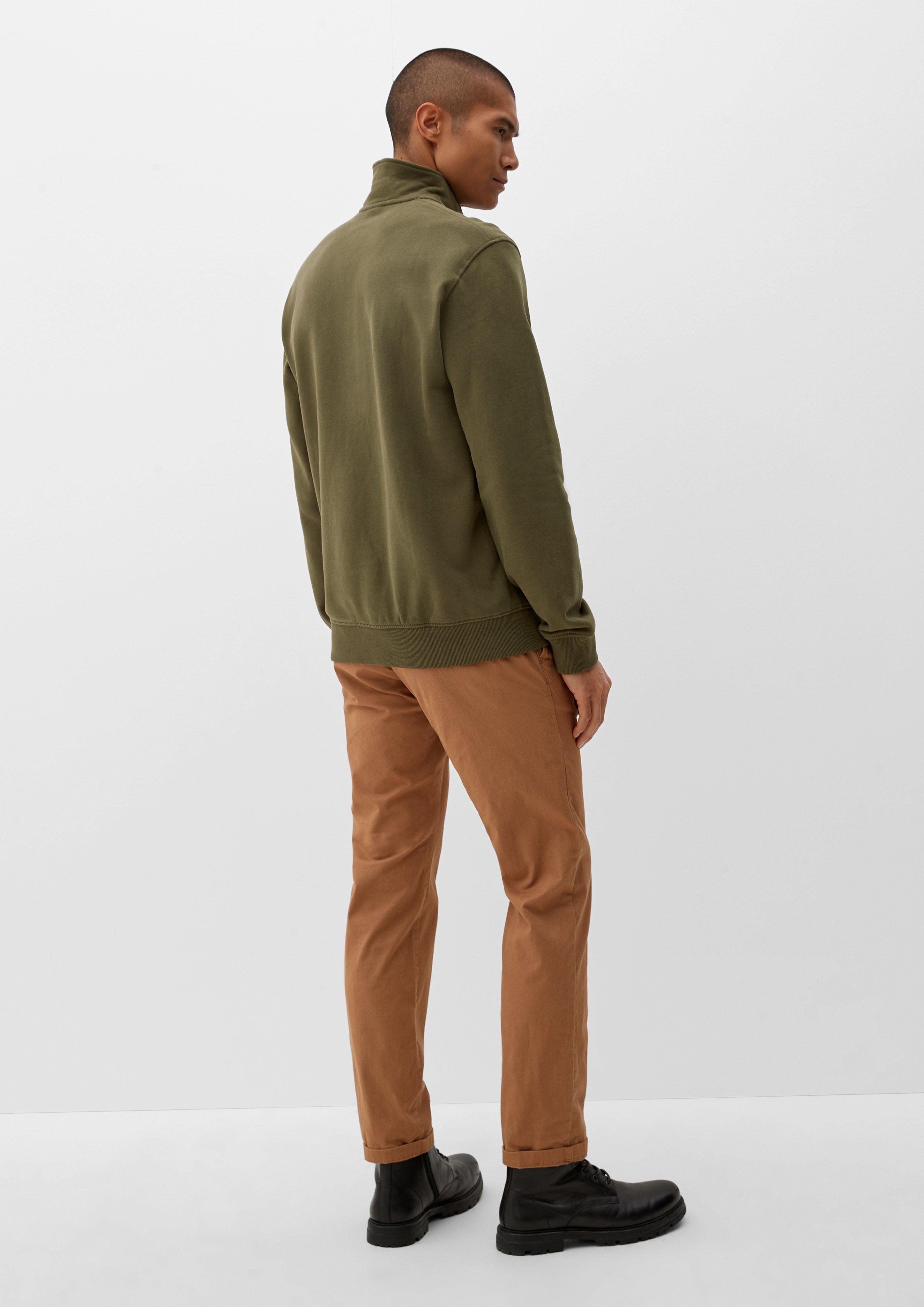 Sweatshirt im Troyer-Look  2121130-7845
