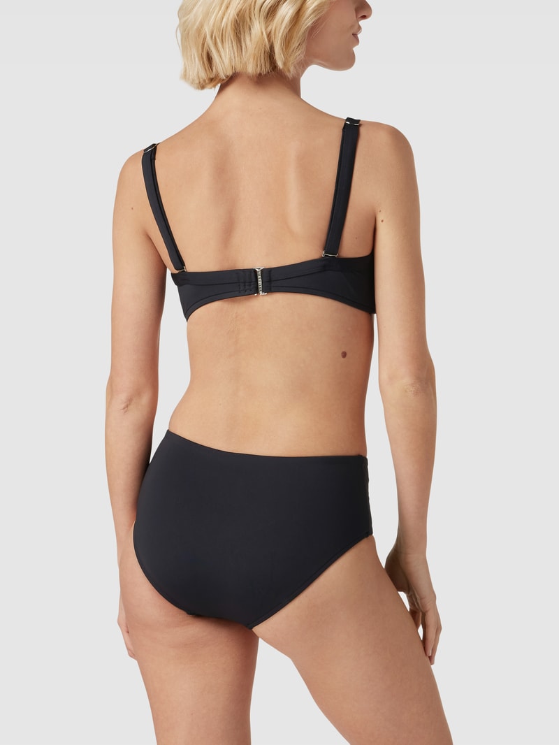 Bikini-Oberteil mit verstellbaren Träger in schwarz