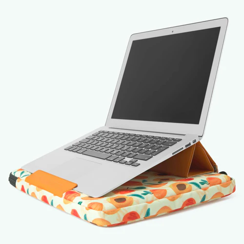 Downtown Vancouver Laptop Sleeve, 15/16 inch Orange Laptop Sleeve
