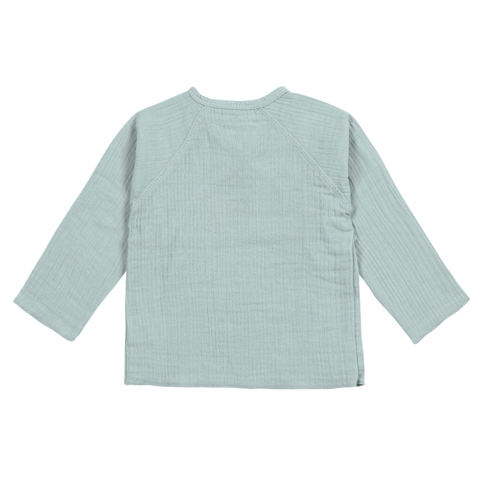 Musselin Wickelshirt - Bio Baumwolle, Silbergrau