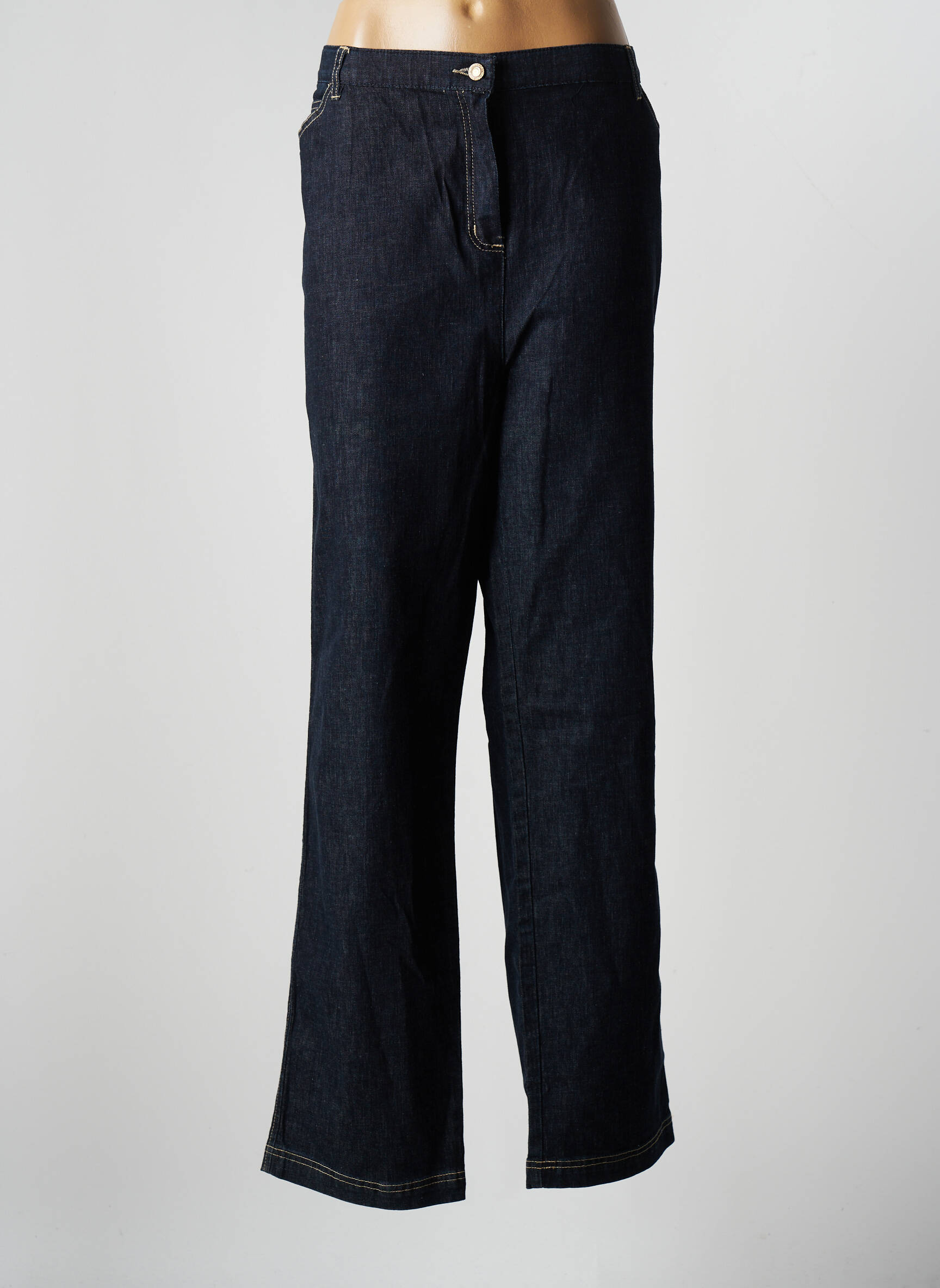 Lewinger Jeans Coupe Droite Femme couleur bleu