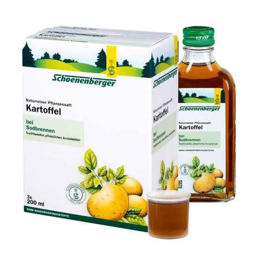 KARTOFFELSAFT Schoenenberger Heilpflanzensäfte  3X200 ml  Saft