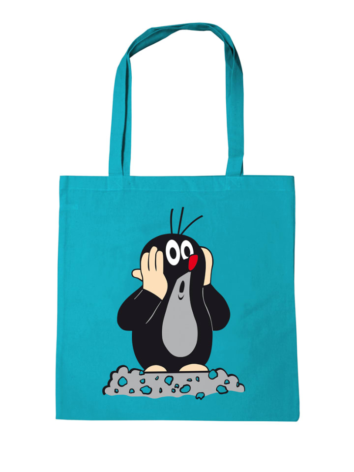 Logoshirt Baumwolltasche Baumwolltasche Der kleine Maulwurf in turqouise günstig kaufen onesize