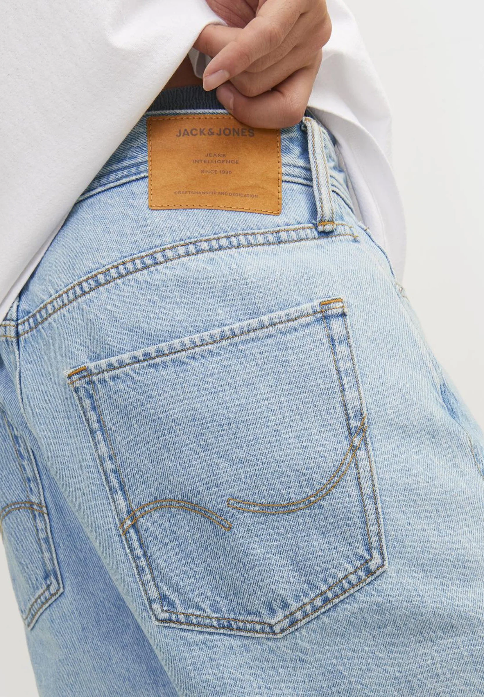 Jack & Jones ITONY ORIGINAL - Pantalones cortos vaqueros