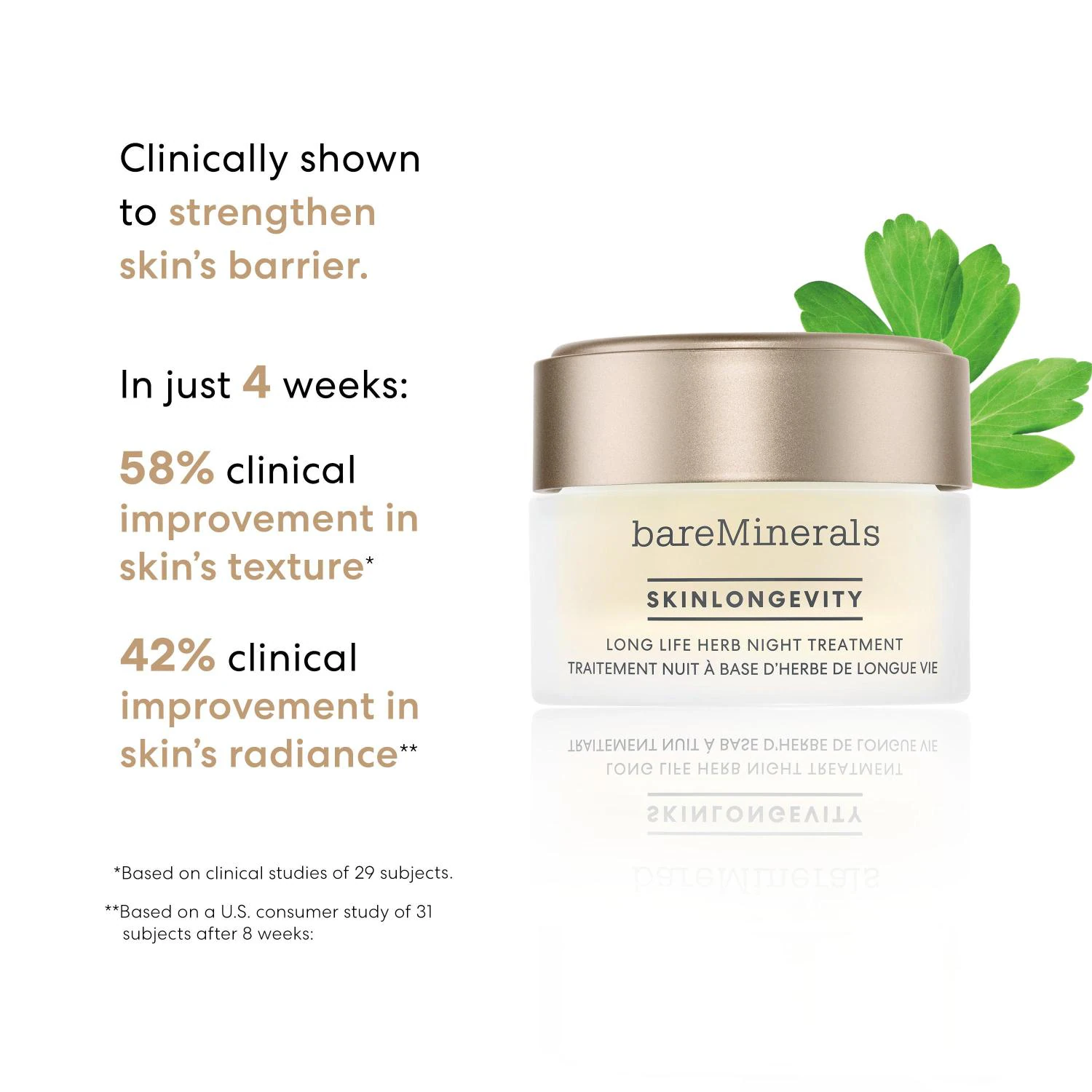 bareMinerals Long Life gyógynövényes éjszakai ápolás