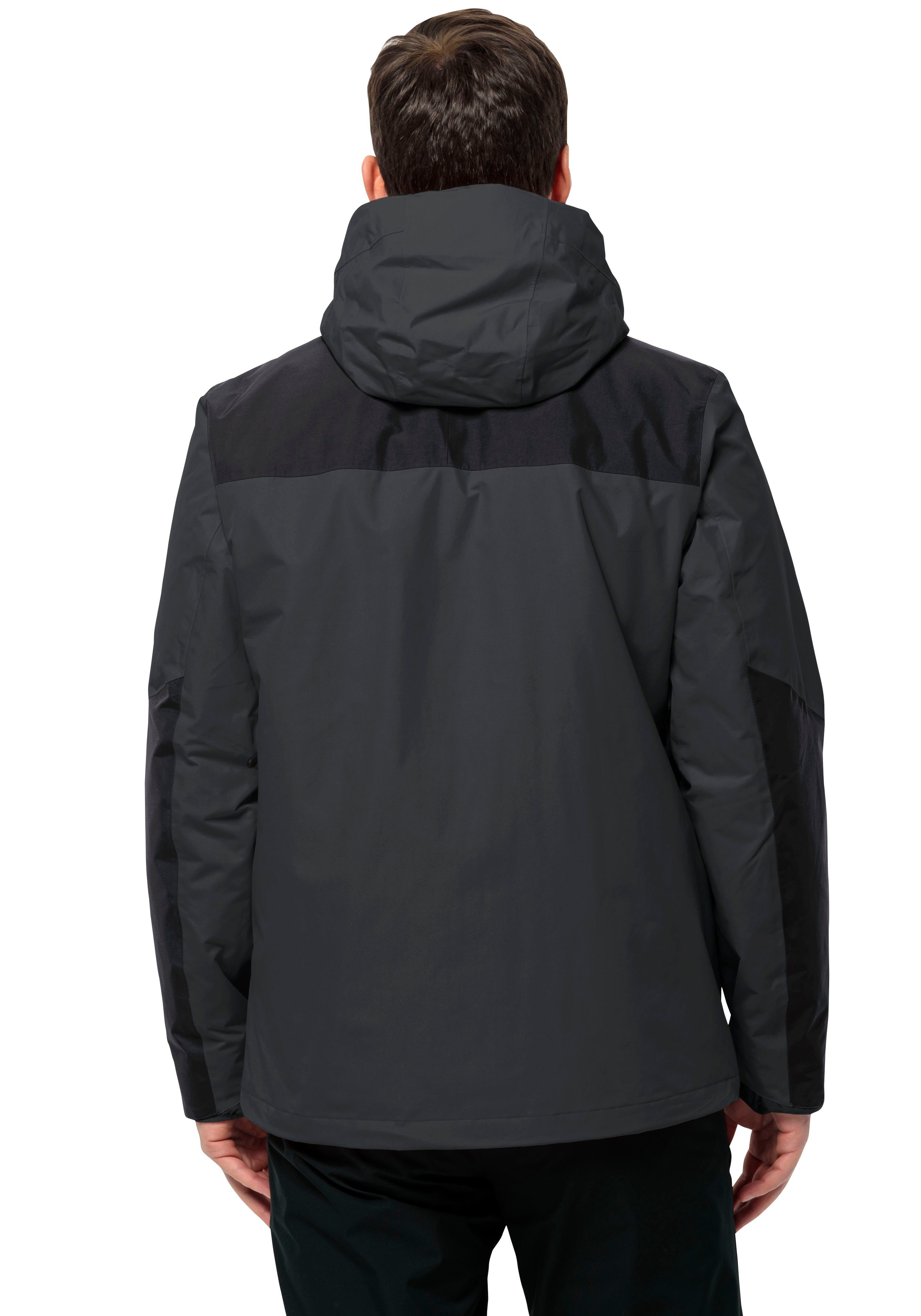 Jack Wolfskin Funktionsjacke JASPER 3IN1 JKT M mit Belüftungsreißverschlüsse