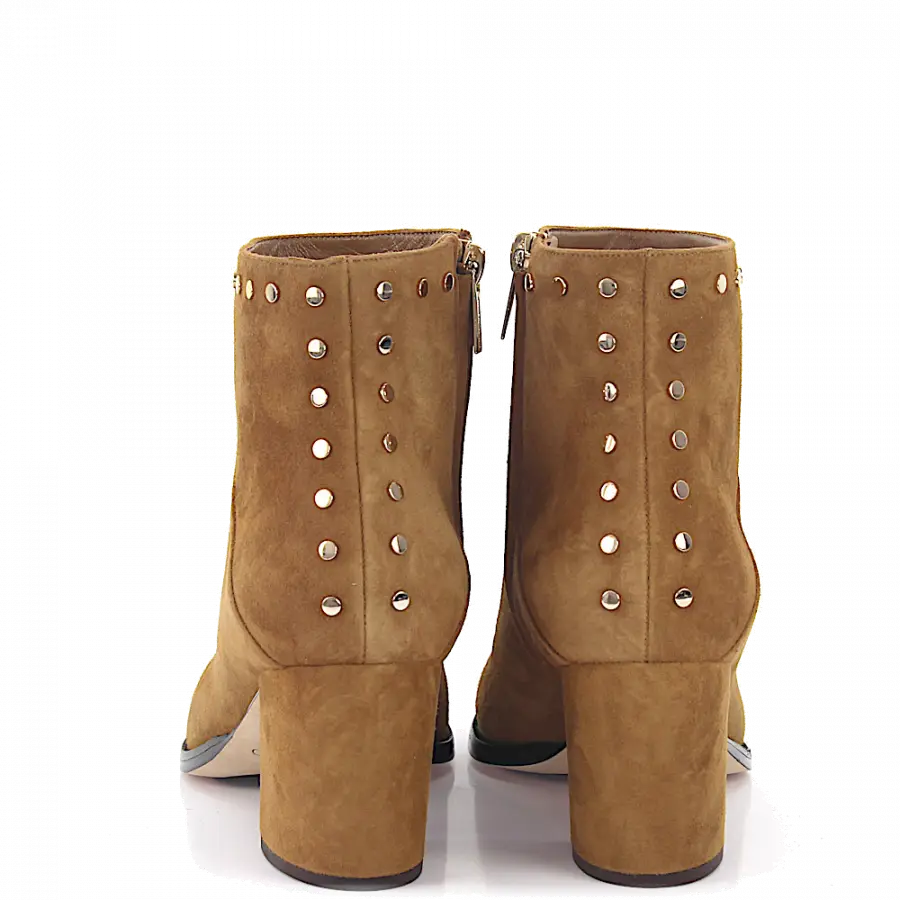 Jimmy Choo - Stiefeletten Veloursleder - beige