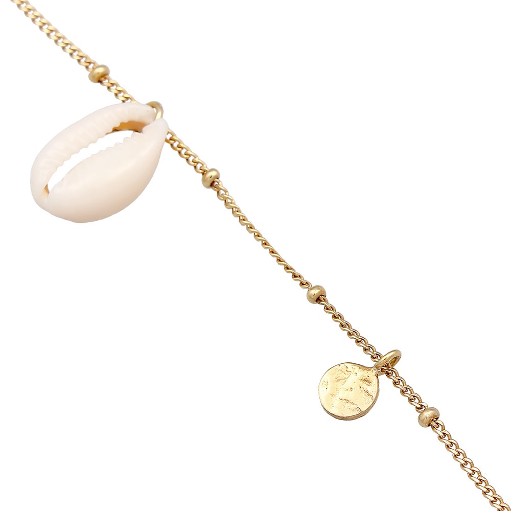 Elli Elli Bracelet de Cheville Femmes bracelet de cheville plaquette pendentif maritim Bijoux