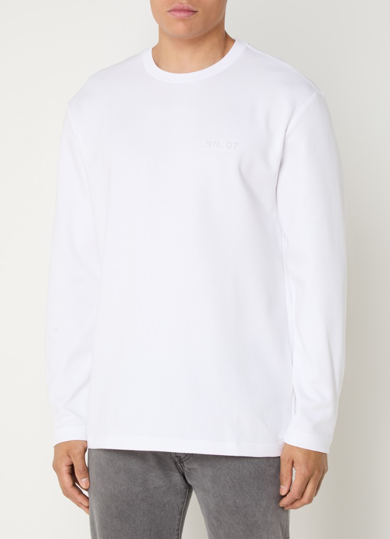 NN.07 Tonal sweater with logo