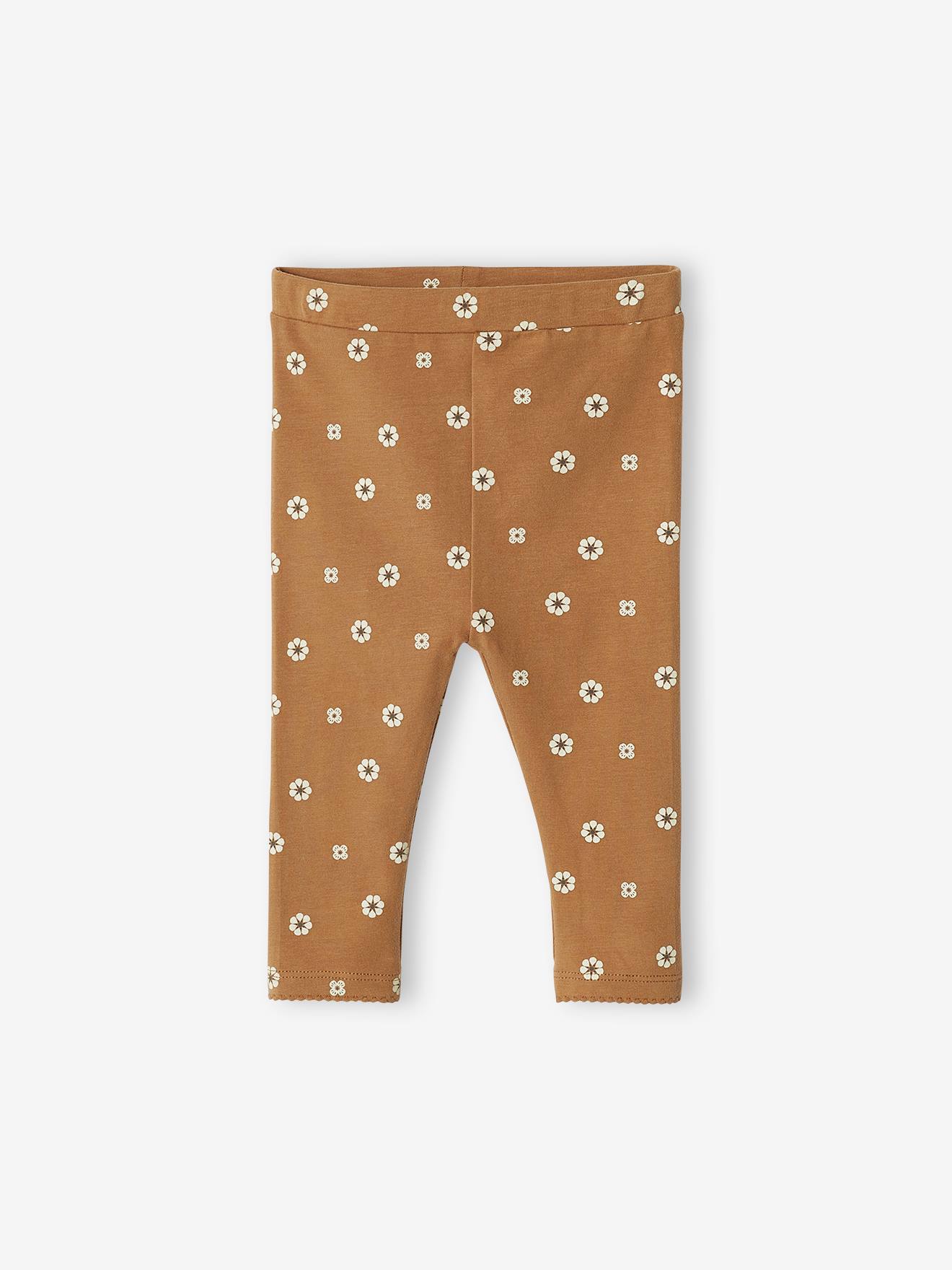 Lot de 2 leggings basic bébé BASICS écru
