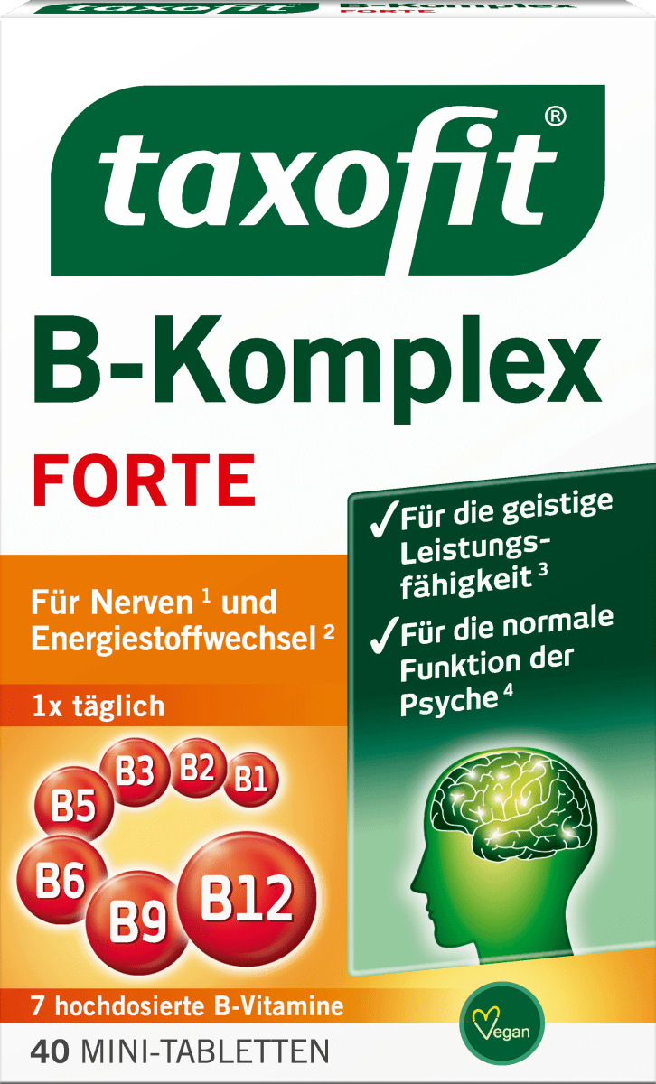 Vitamin B-Komplex Tabletten 40 St., 7,4 g