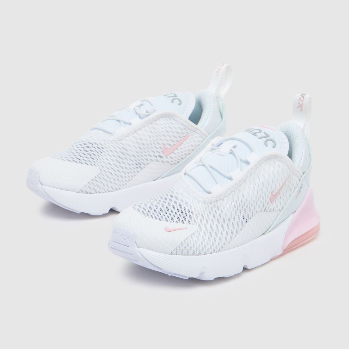 Nike vita Air Max 270 flickor småbarnsskor