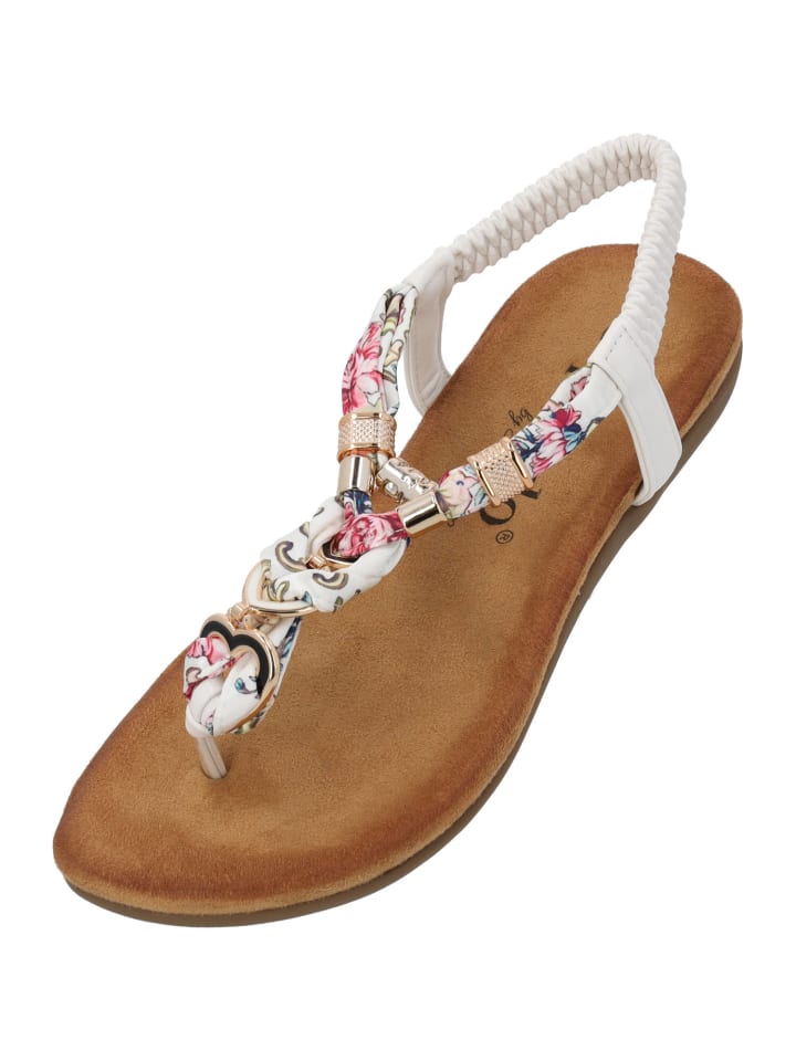 palado Komfort-Sandalen in Weiß günstig kaufen