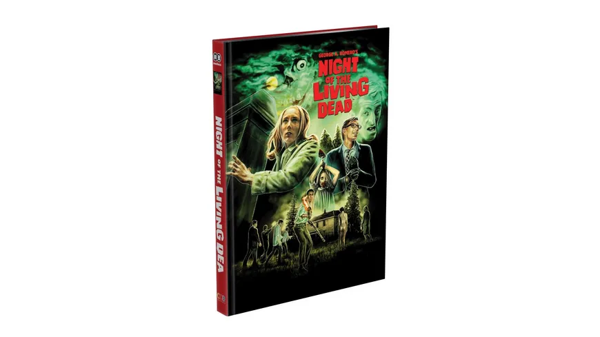 DIE NACHT DER LEBENDEN TOTEN (1968) (Neue Synchro) - 2-Disc Mediabook Cover A (Blu-ray + DVD) Limited 500 Edition - Uncut