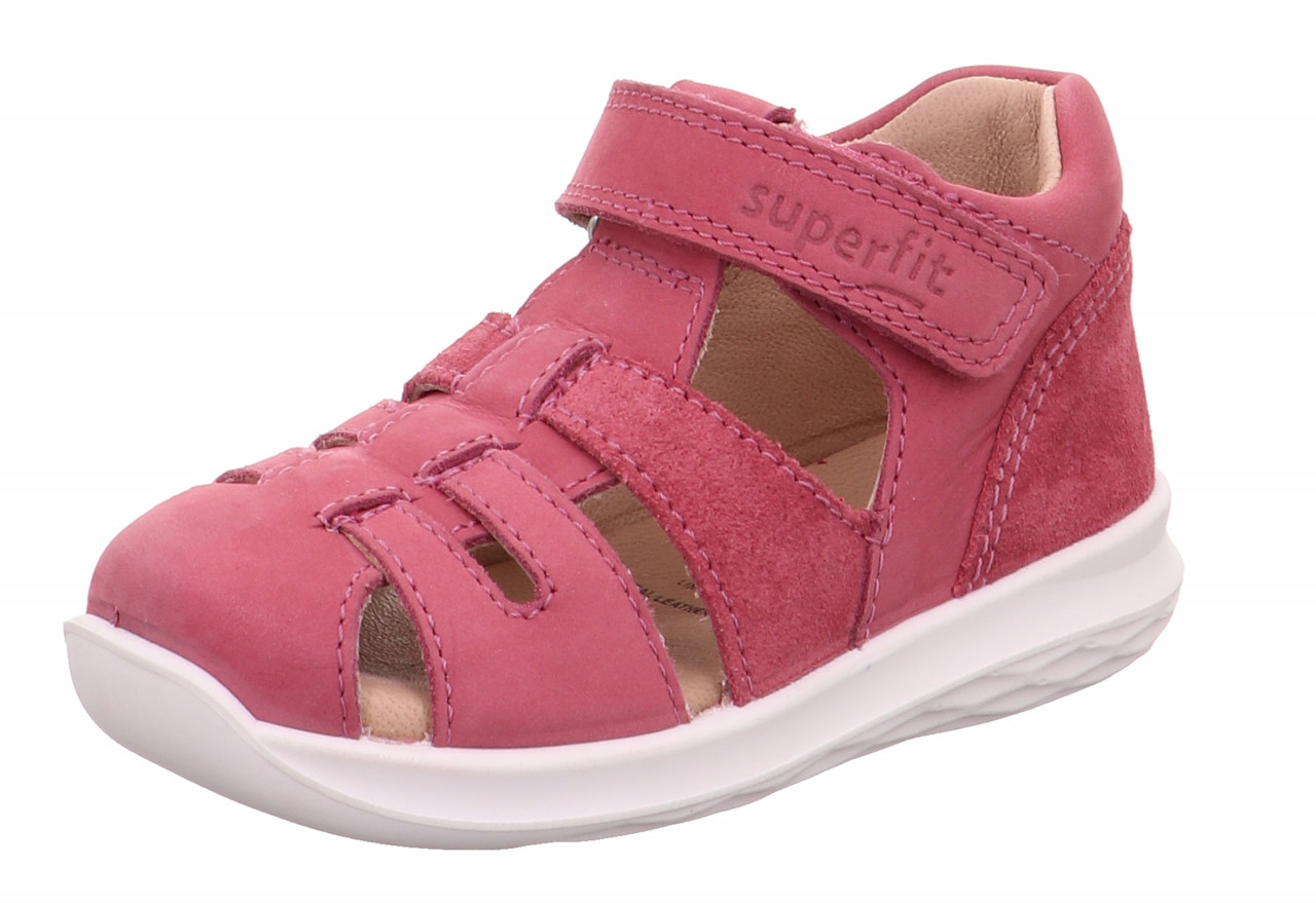 BUMBLEBEE - Pink Sandale mit Klettverschluss