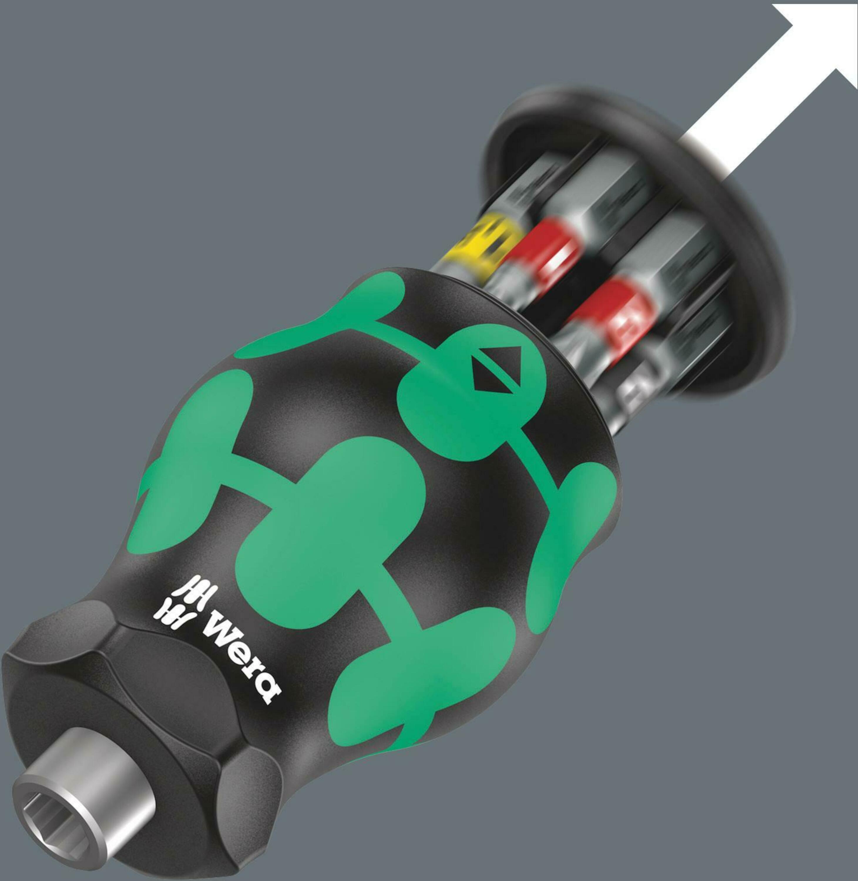 Wera 05008874001 Kraftform Kompakt Stubby Magazin 2 tournevis à 6 embouts