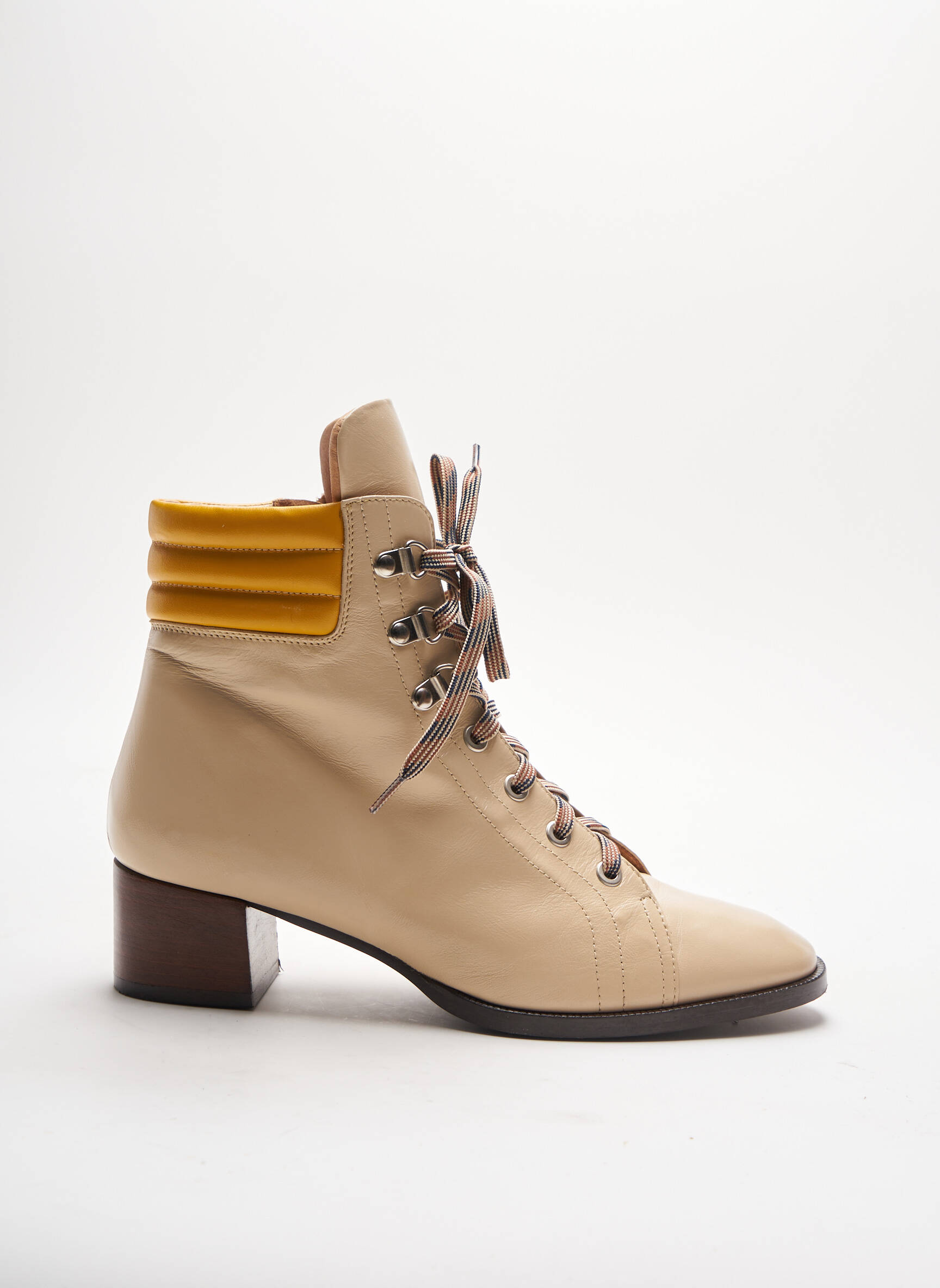 Sarenza Bottines Femme couleur beige