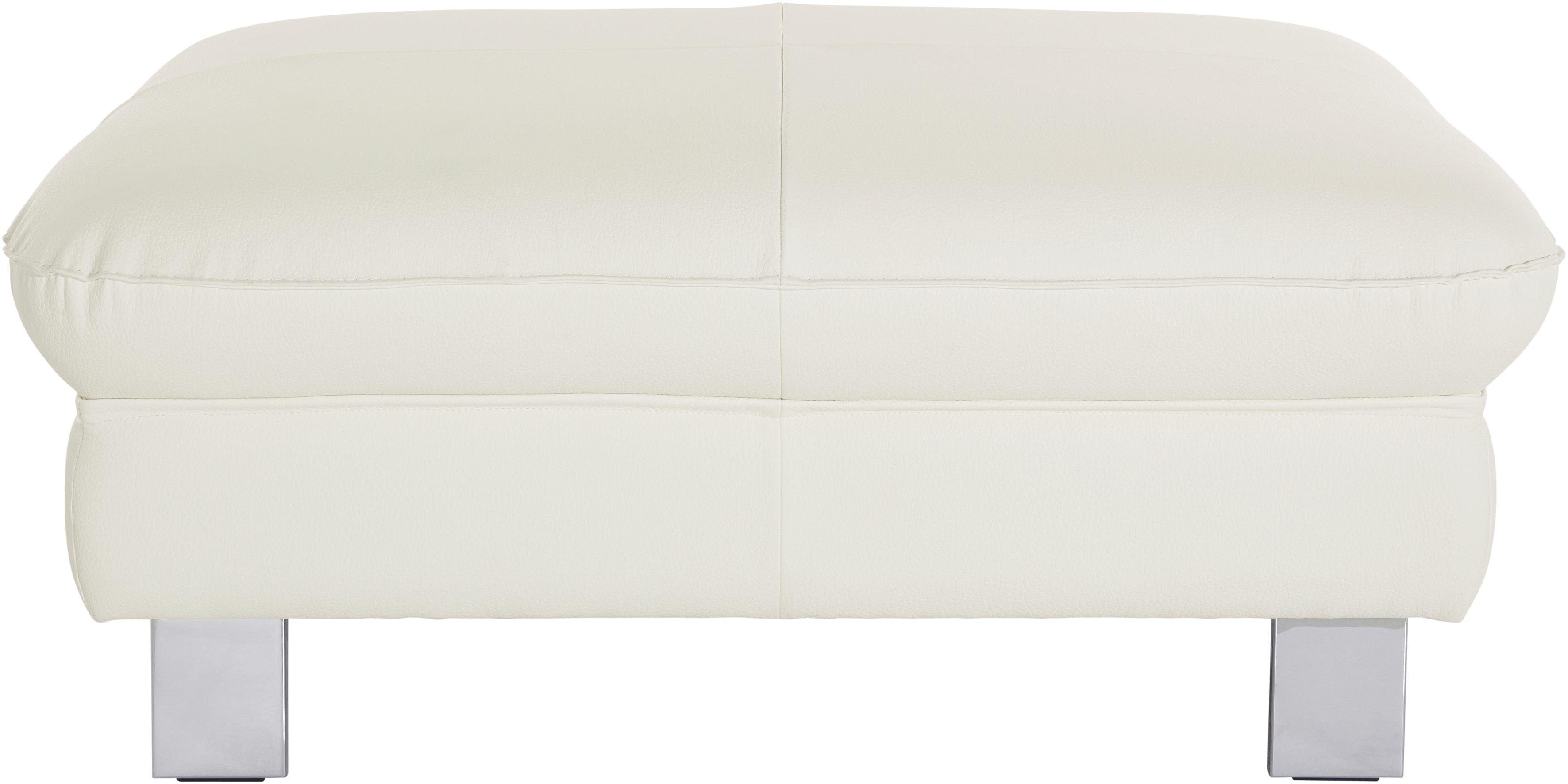 COTTA Polstergarnitur Driver, (Set), bestehend aus Ecksofa und Hocker, mit Kopfteilverstellung