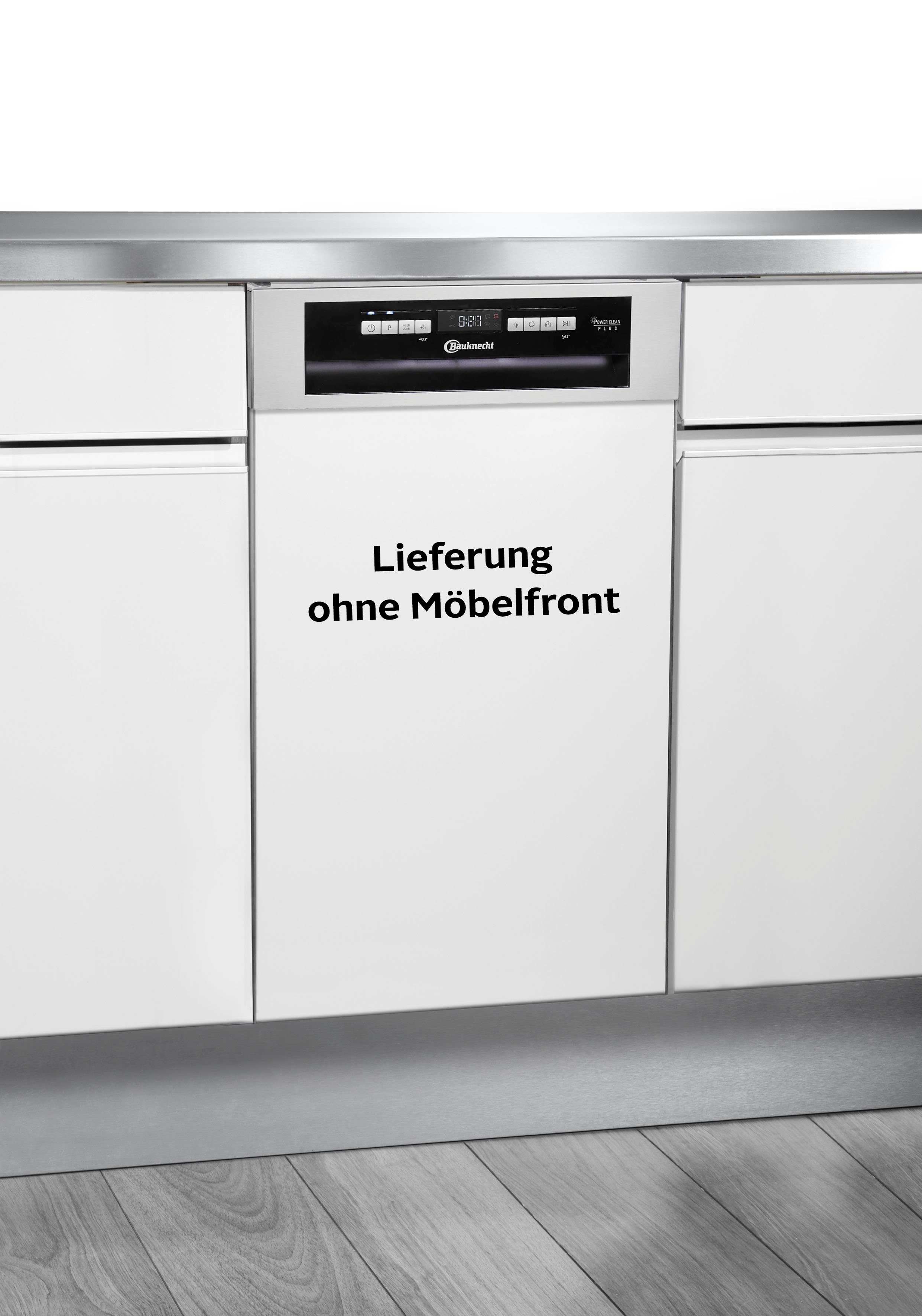 BAUKNECHT teilintegrierbarer Geschirrspüler, BSBO 3O23 PF X (2), 10 Maßgedecke