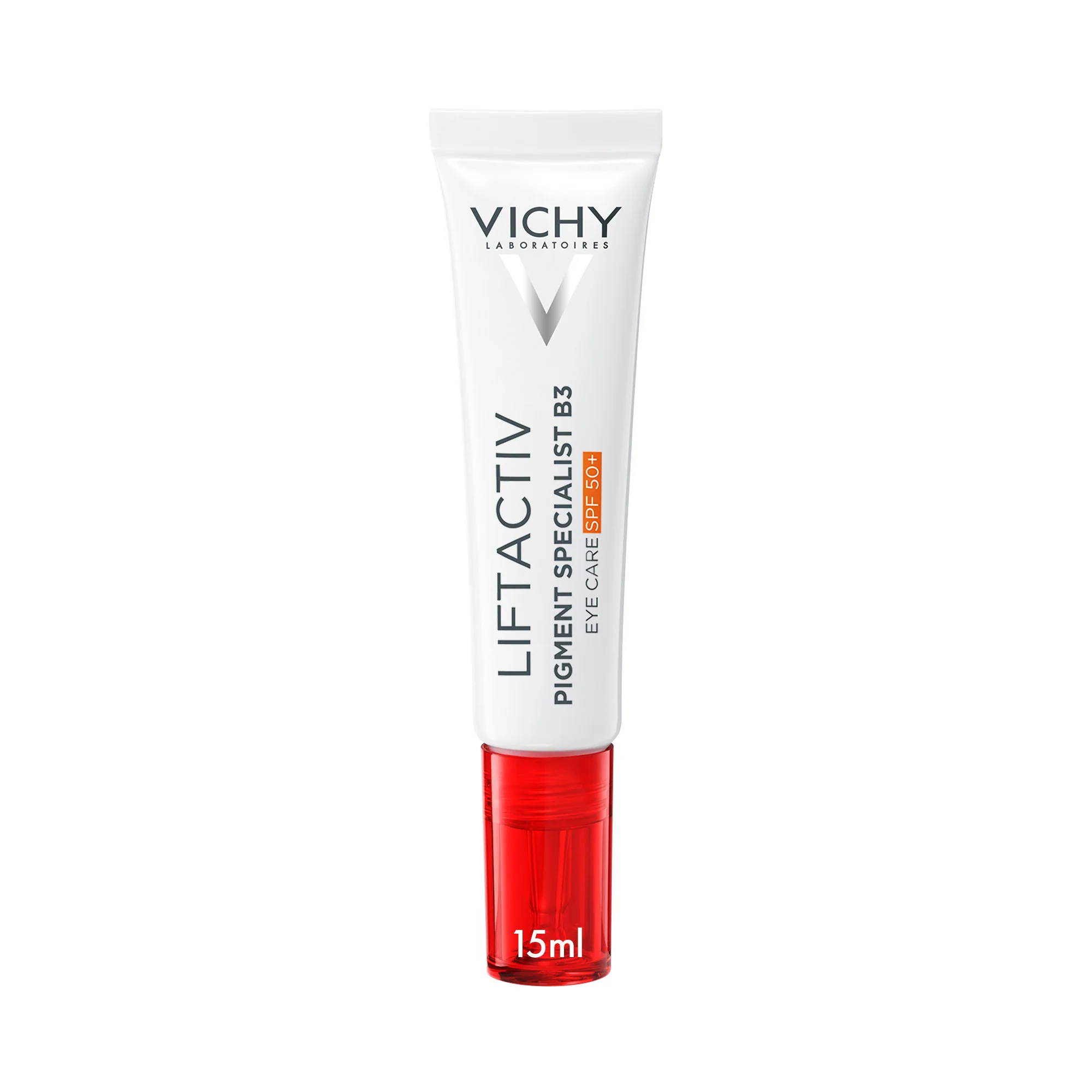 Liftactiv Liftactiv Pigment Specialist B3 silmänympärysiholla SPF 50+ - Ryppyjä ehkäisevä silmänympärysiho, tehokas aurinkosuoja kasvoille.