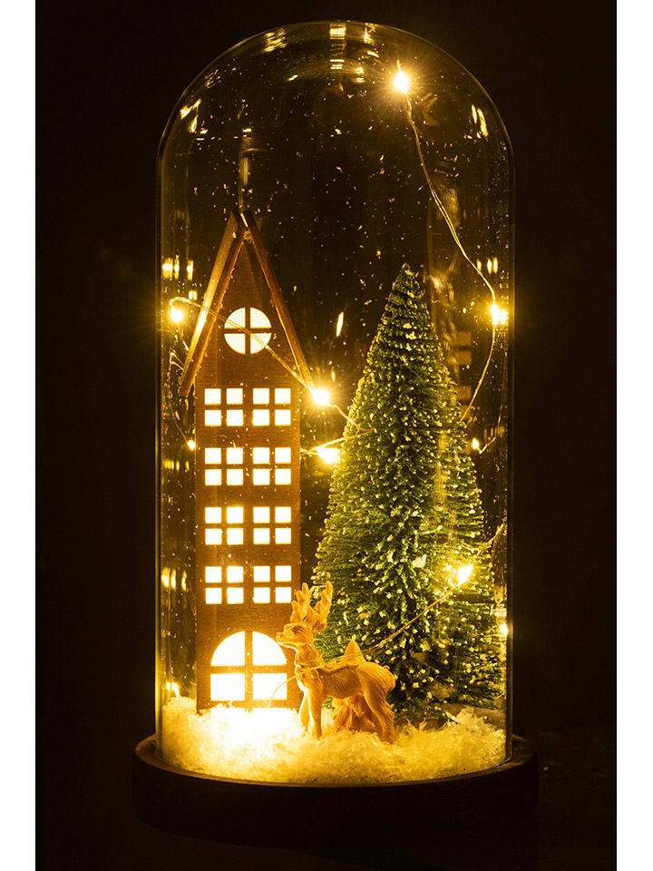 J Line LED-Dekoleuchte in Braun/ Grün - (H)27 x 14 cm günstig kaufen onesize
