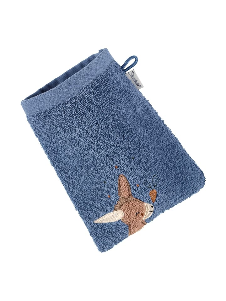 Sterntaler Waschhandschuh ESEL Emmilius in mittelblau günstig kaufen onesize