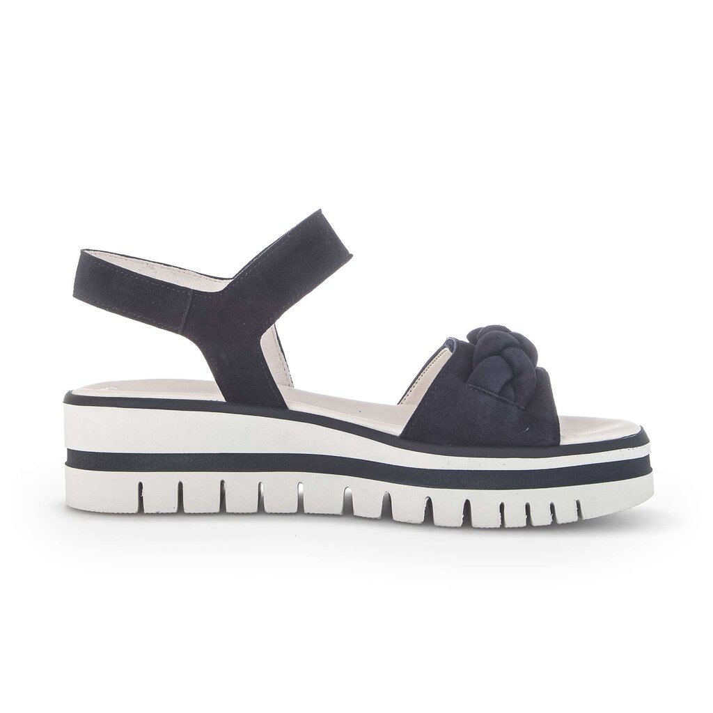 Gabor fashion Plateau Sandale blau