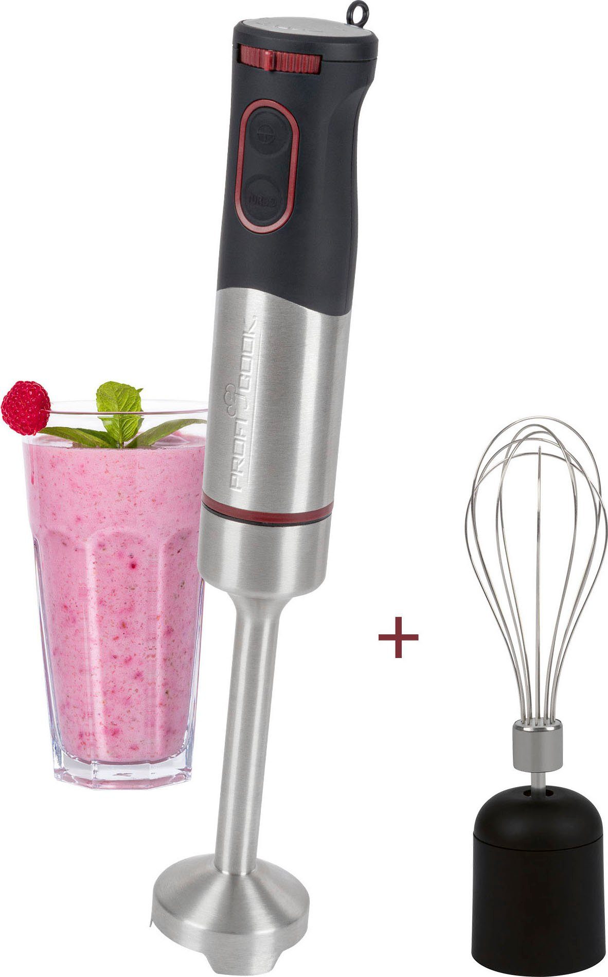 ProfiCook Stabmixer PC-SMS 1226 inox, 1000 W