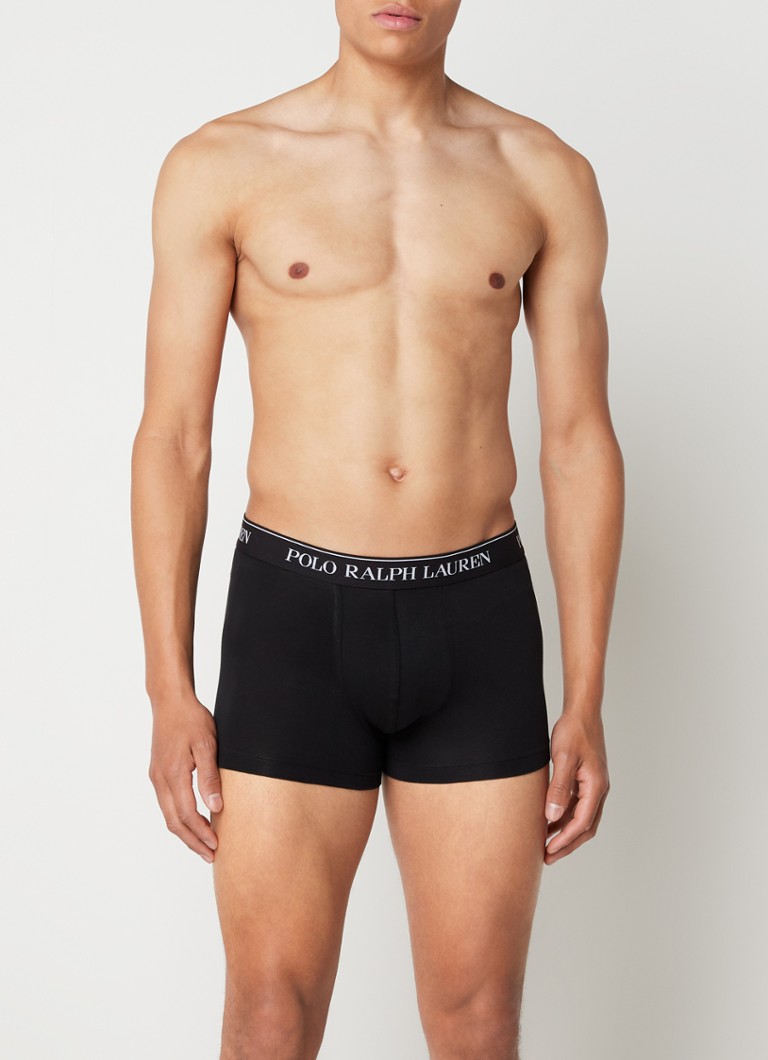 Μποξεράκι Ralph Lauren με λογότυπο στη μέση, συσκευασία των 3 τεμαχίων