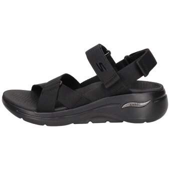 Skechers Go Walk Arch Fit Sandale in schwarz