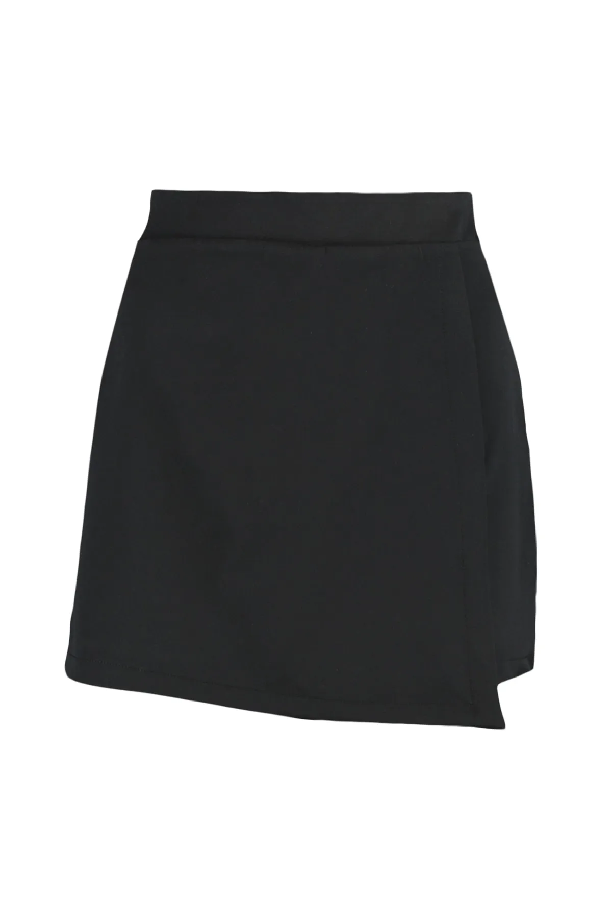 Trendyol Collection  Schwarzer zweireihiger, gewebter Shorts-Rock TWOAW20SR0072
