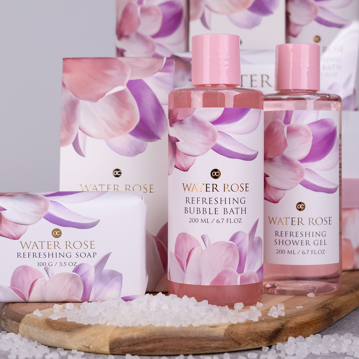 accentra Badeset WATER ROSE in Geschenkbox