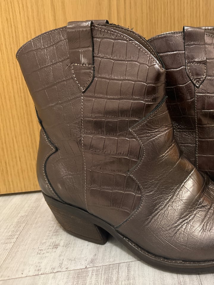Reken Maar Cowboy Boots in Bronzefarben günstig kaufen 40