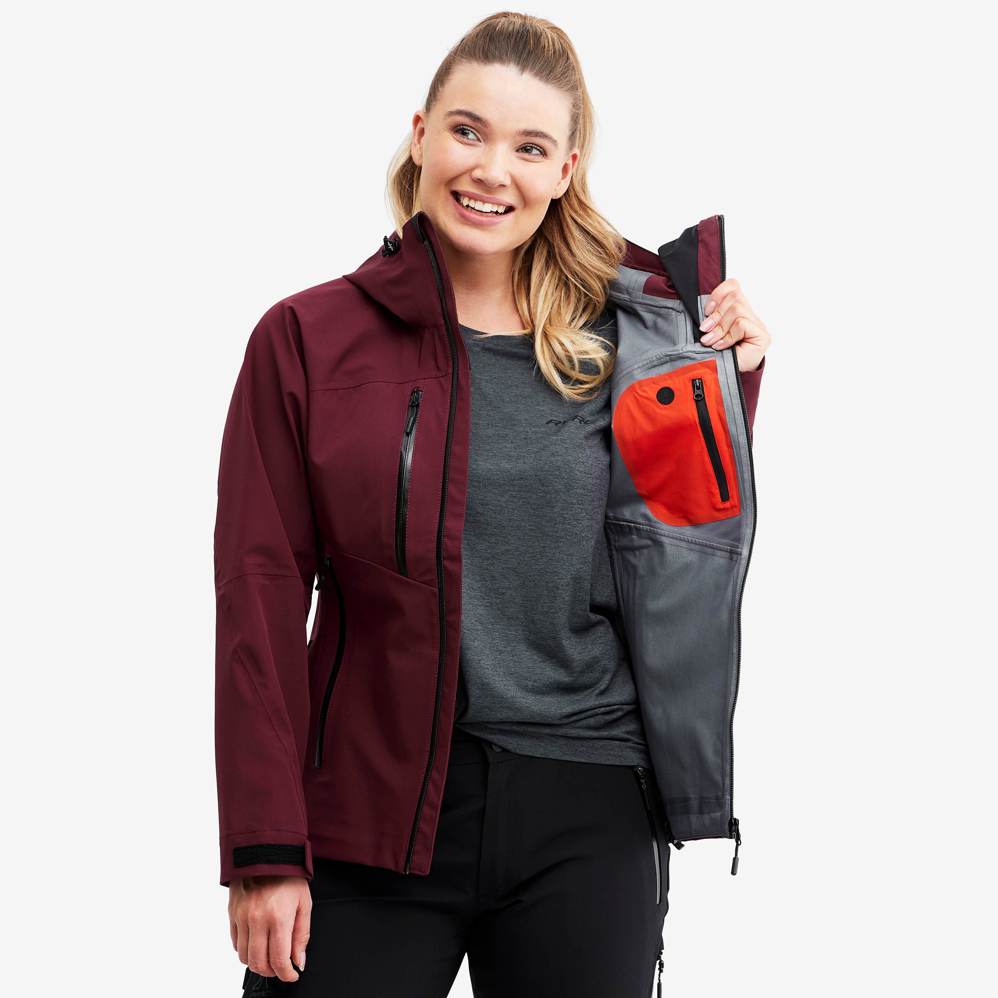Cyclone Rescue Jacket 2.0 Femme Burgundy