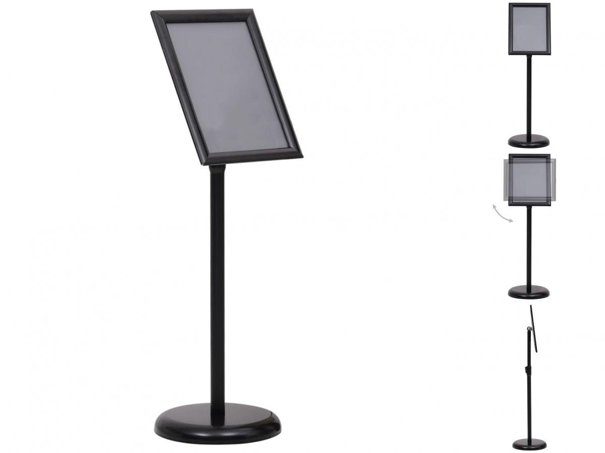 vidaXL Tafel A4-Plakatständer Schwarz Aluminiumlegierung