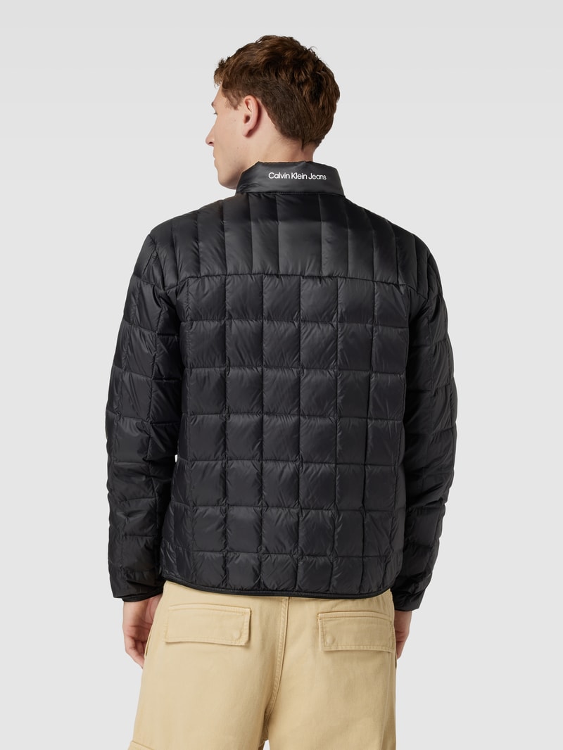 Steppjacke mit Stehkragen in black