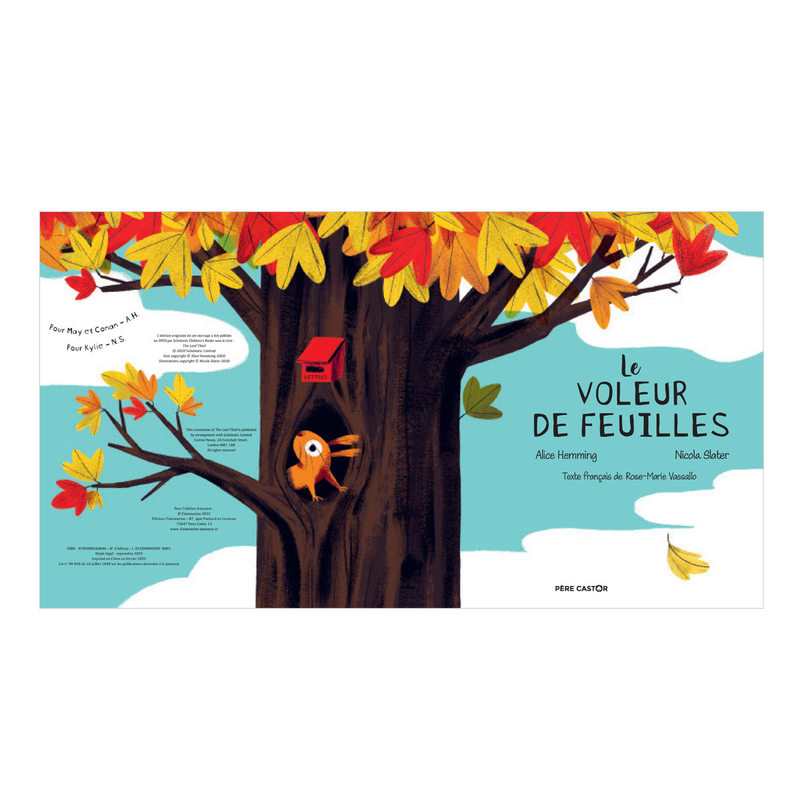 Livre Le voleur de feuilles - Flammarion