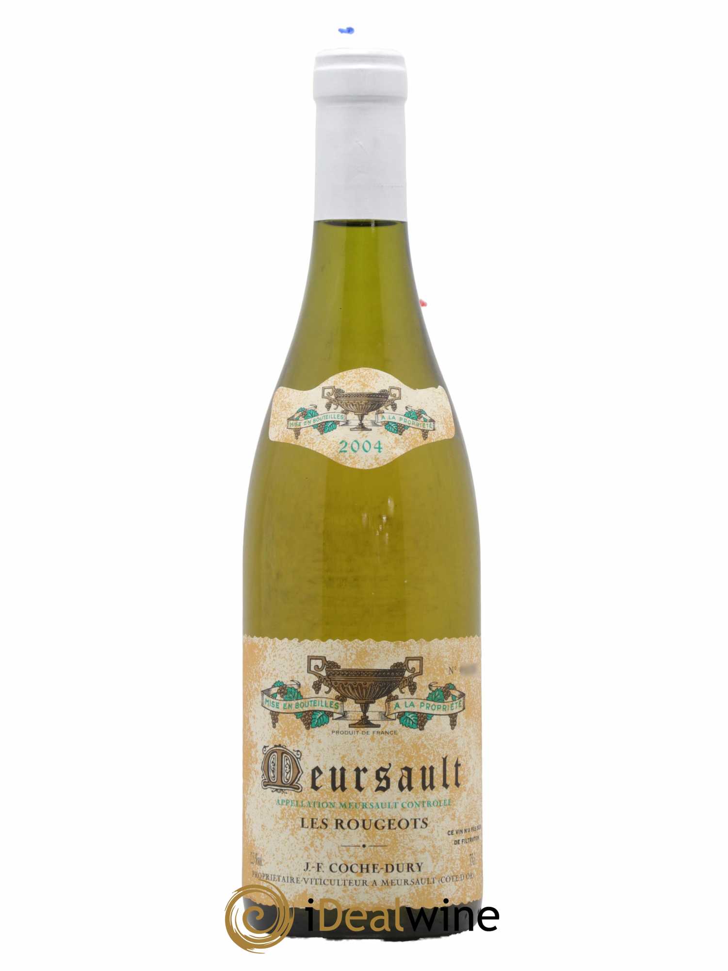 Meursault Les Rougeots Coche Dury (Domaine)  2004 - Lot de 1 Bouteille