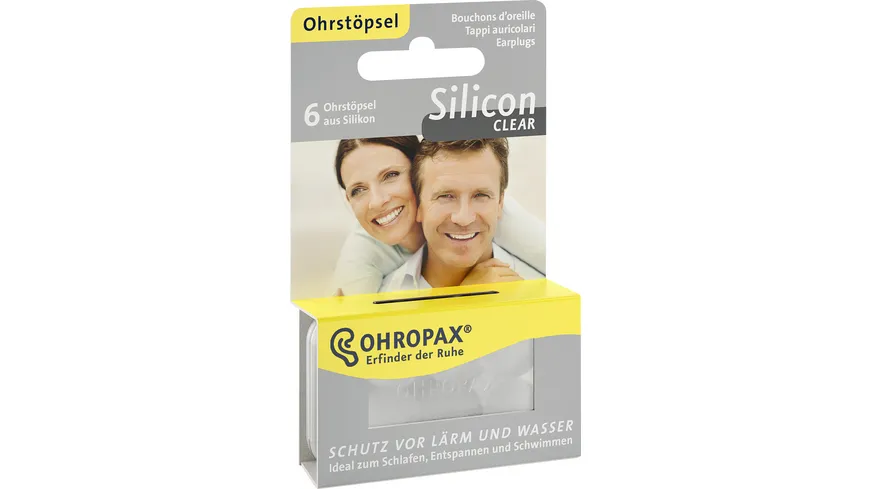 Ohropax Silicon Clear Ohrstöpsel