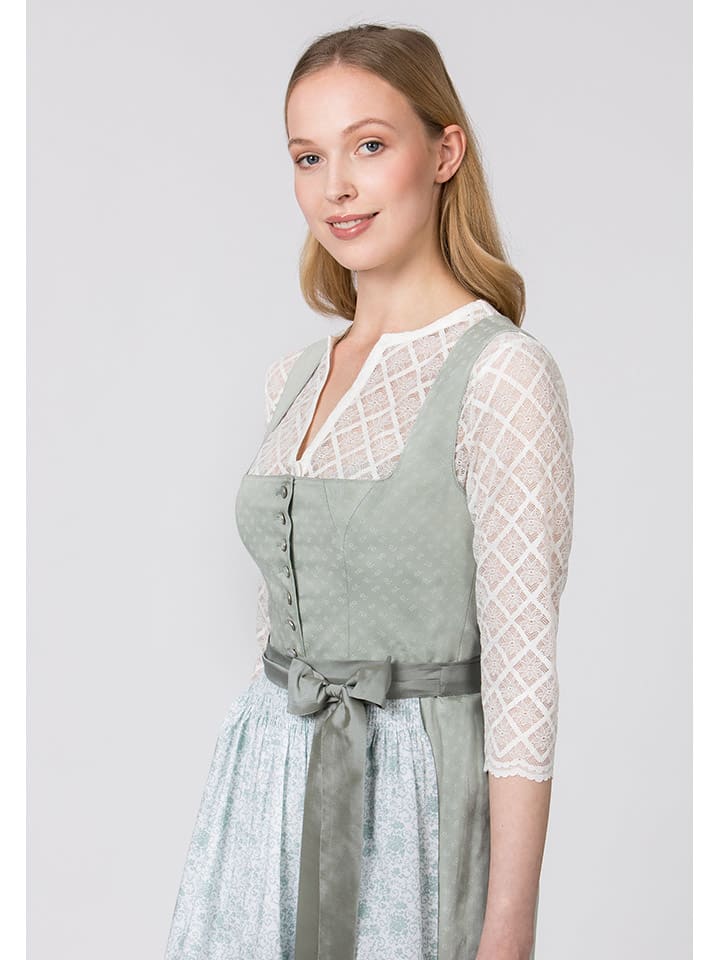 Stockerpoint Dirndl ''Megan'' in Hellgrün/ Hellblau günstig kaufen