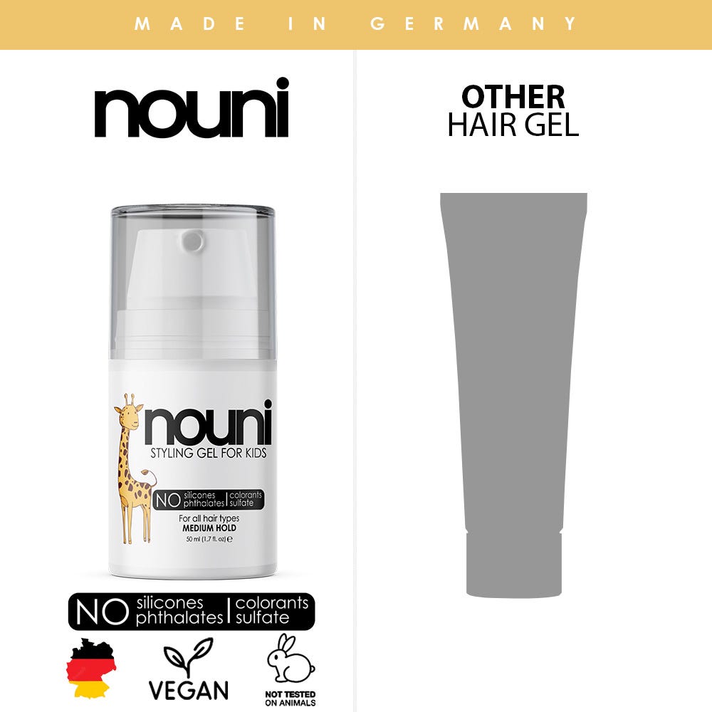 nouni Haargel für Kinder und Kleinkinder 50 ml