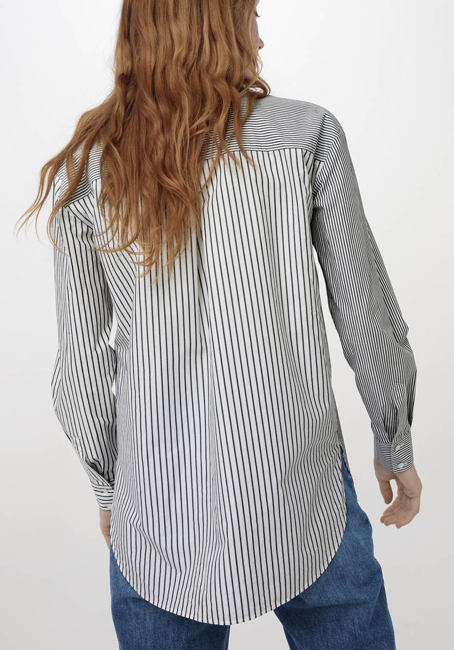 Hemdbluse aus reiner Bio-Baumwolle