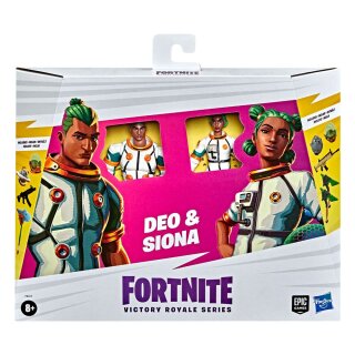 ** % SALE % ** Fortnite Victory Royale Series Actionfiguren 2022 Battle Royale Pack - Deo & Siona