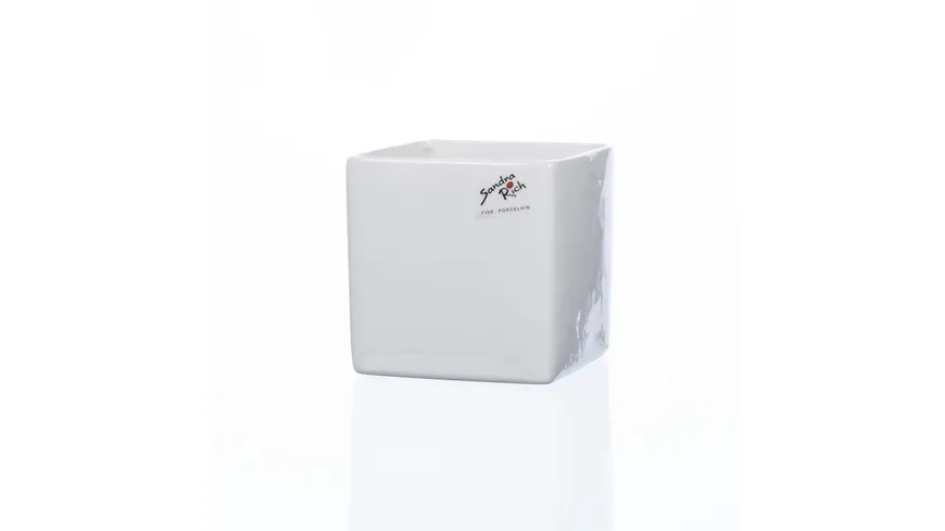Sandra Rich Porzellan Vase Cube 10 cm