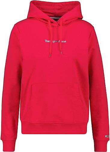 TOMMY-JEANS Damen Hoodie TJW REG SERIF LINEAR HOODIE