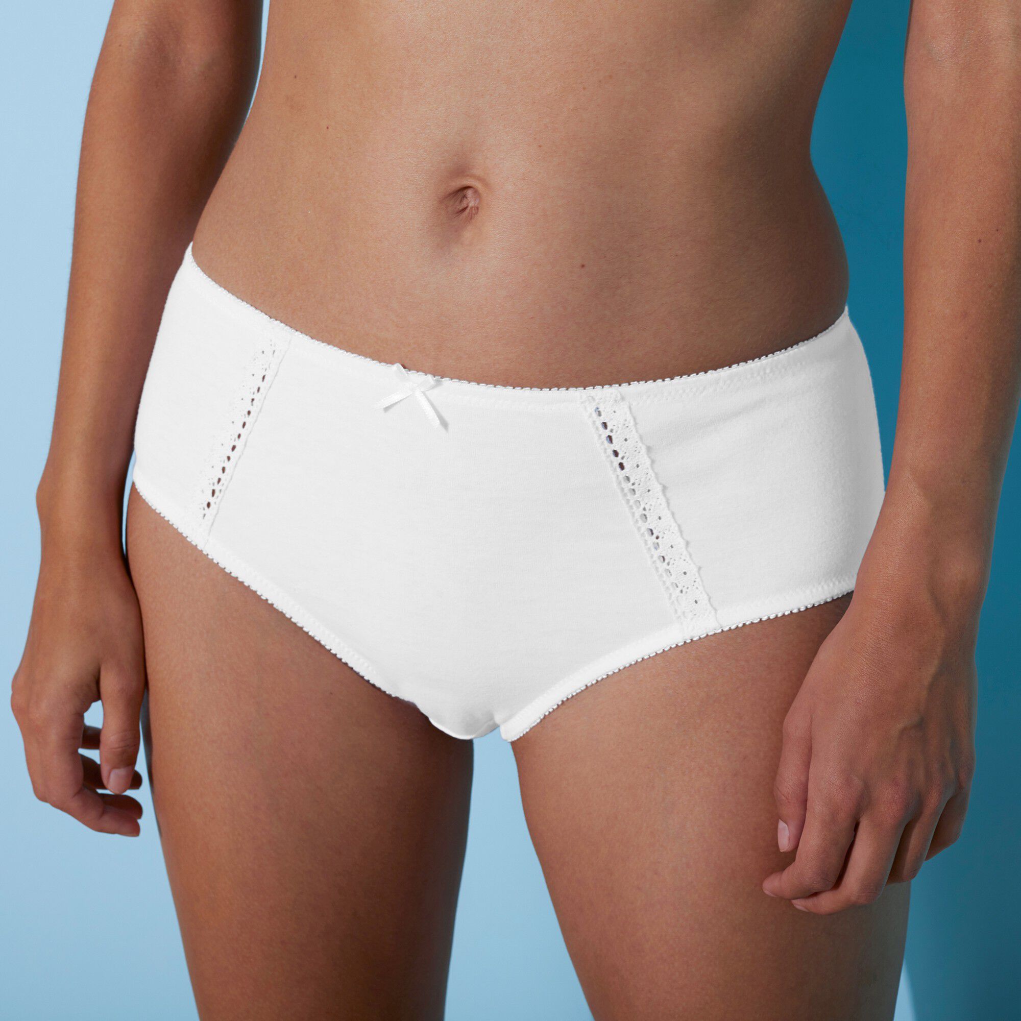 Culotte maxi en coton ajouré