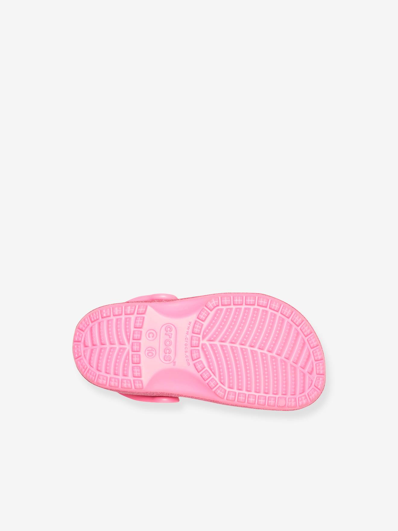 Sabots bébé Classic Glitter Clog T CROCS™ pink lemonade