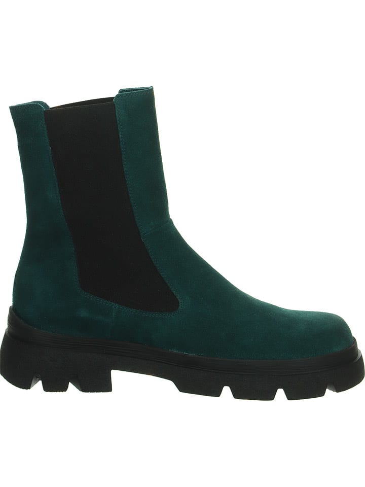 Think! Leder-Chelsea-Boots in Dunkelblau günstig kaufen