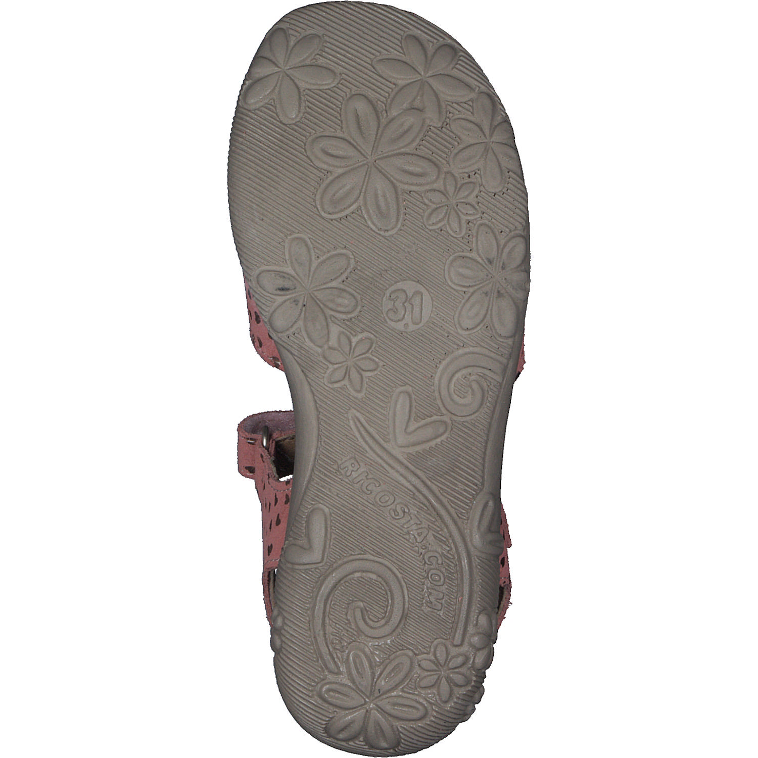 Ricosta Moni 6400202, Sandalen (Kinder), Kinder, strawberry