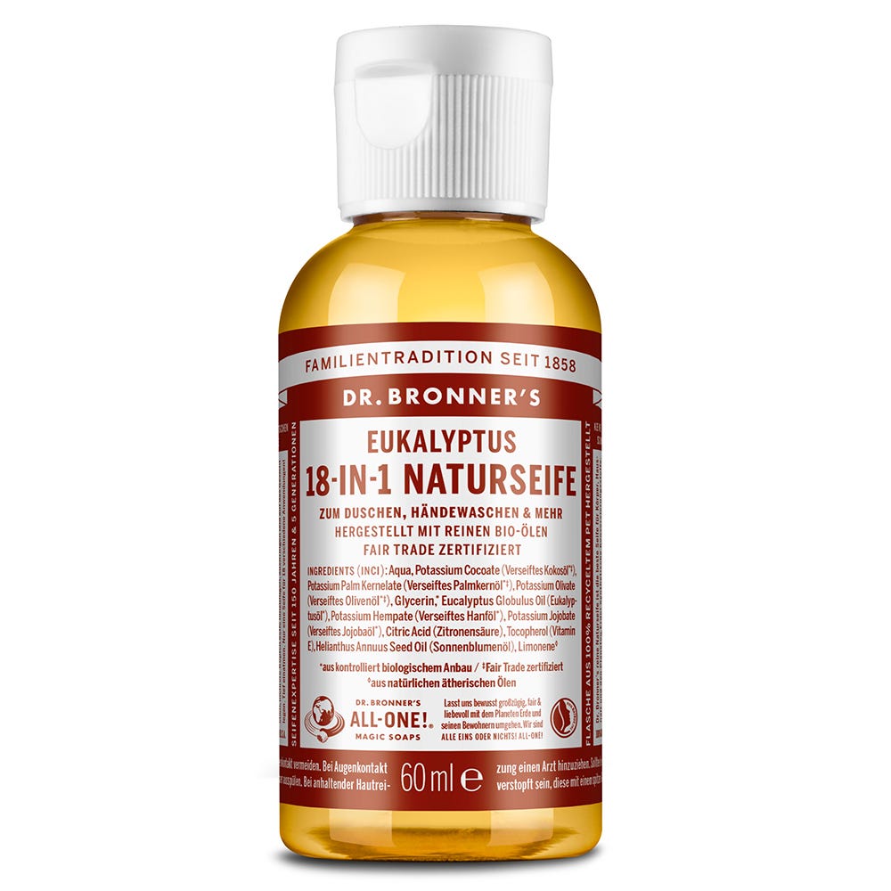 Dr. Bronner's 18-in-1 Naturseife Eukalyptus 60 ml